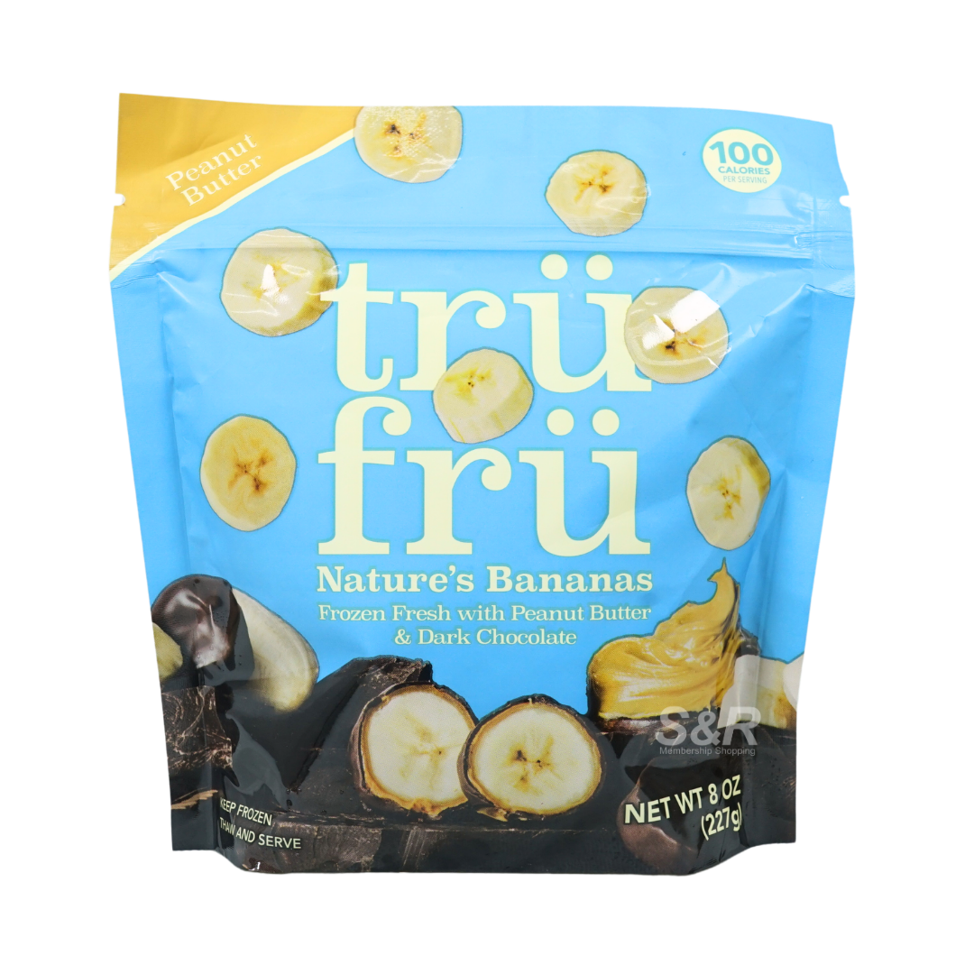 Tru Fru Frozen Bananas in Peanut Butter and Dark Chocolate 227g